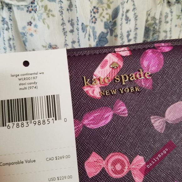 LARGE CONTINENTAL WALLET STACI CANDY KATE SPADE - Picture 9 of 9